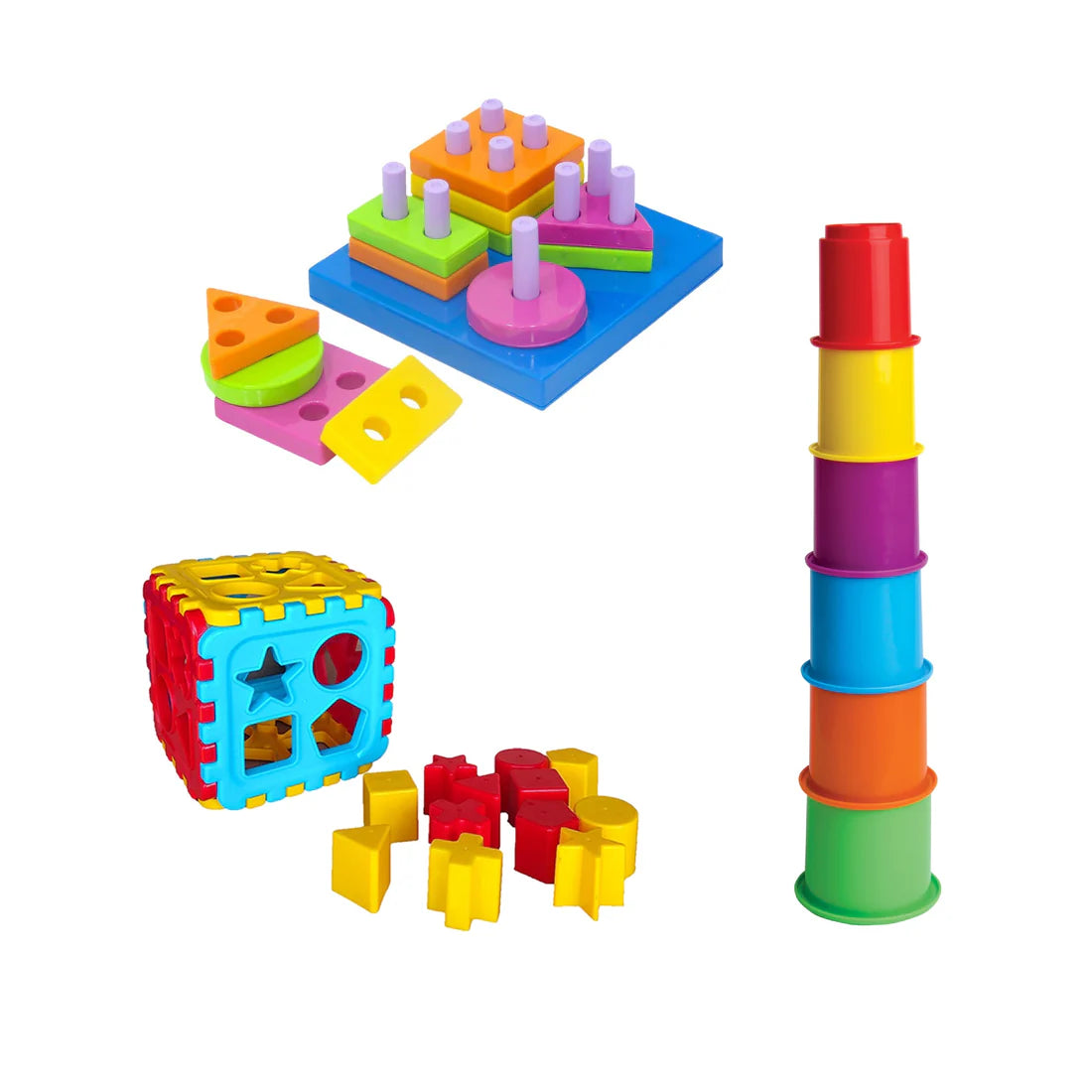 Baby Lernspielzeug Set 3 teilig , BPA Frei