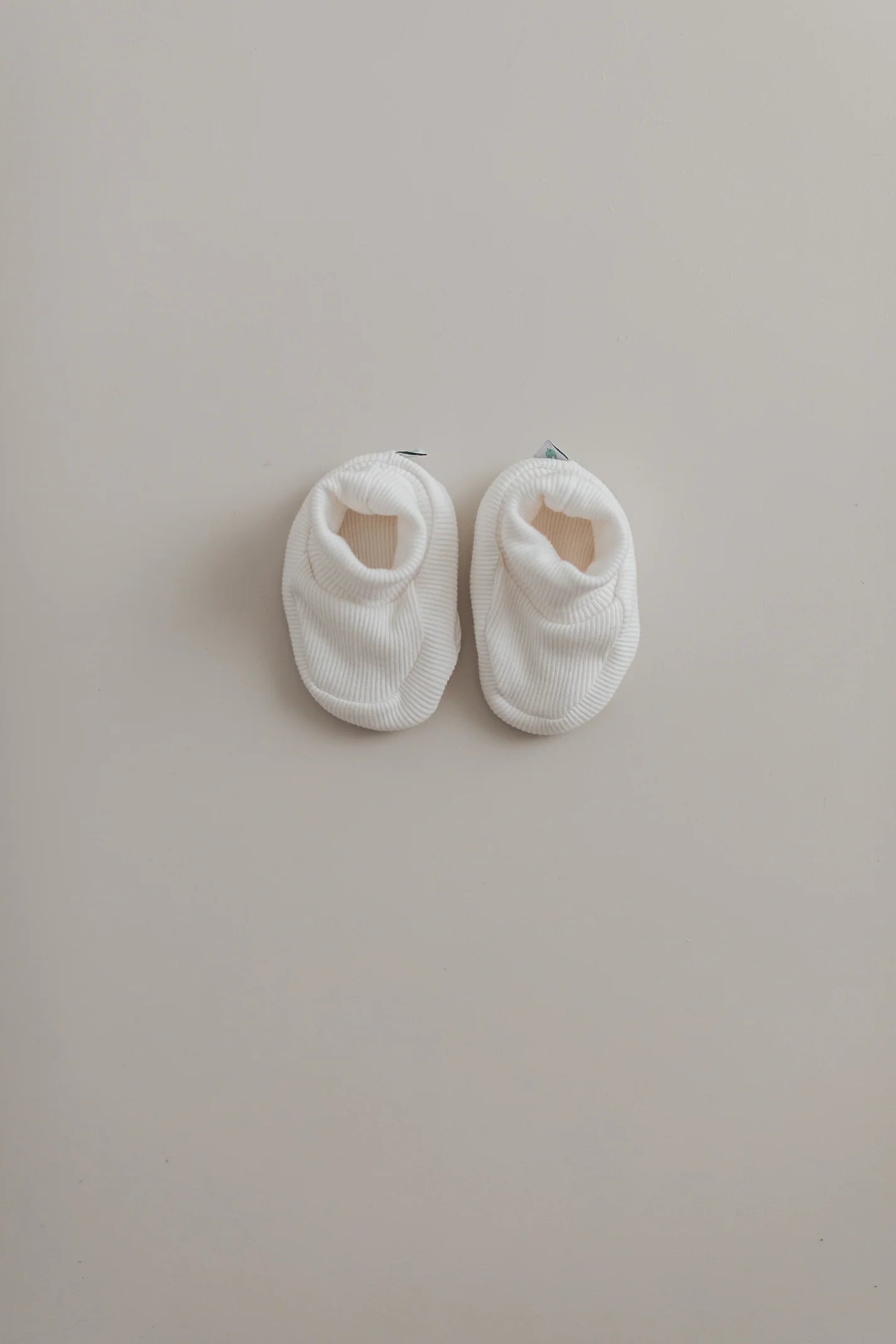 Baumwolle Baby Booties Weiß