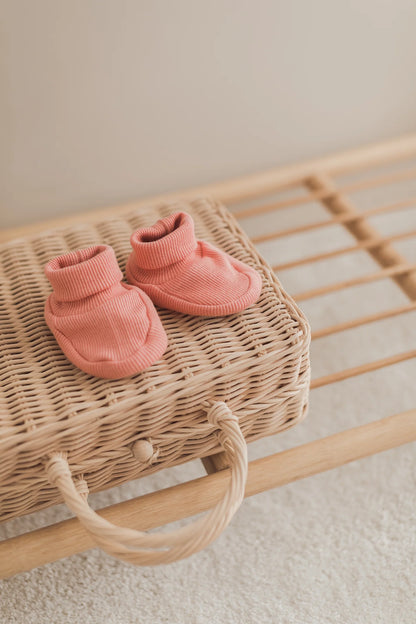 Baumwolle Baby Booties Rosa