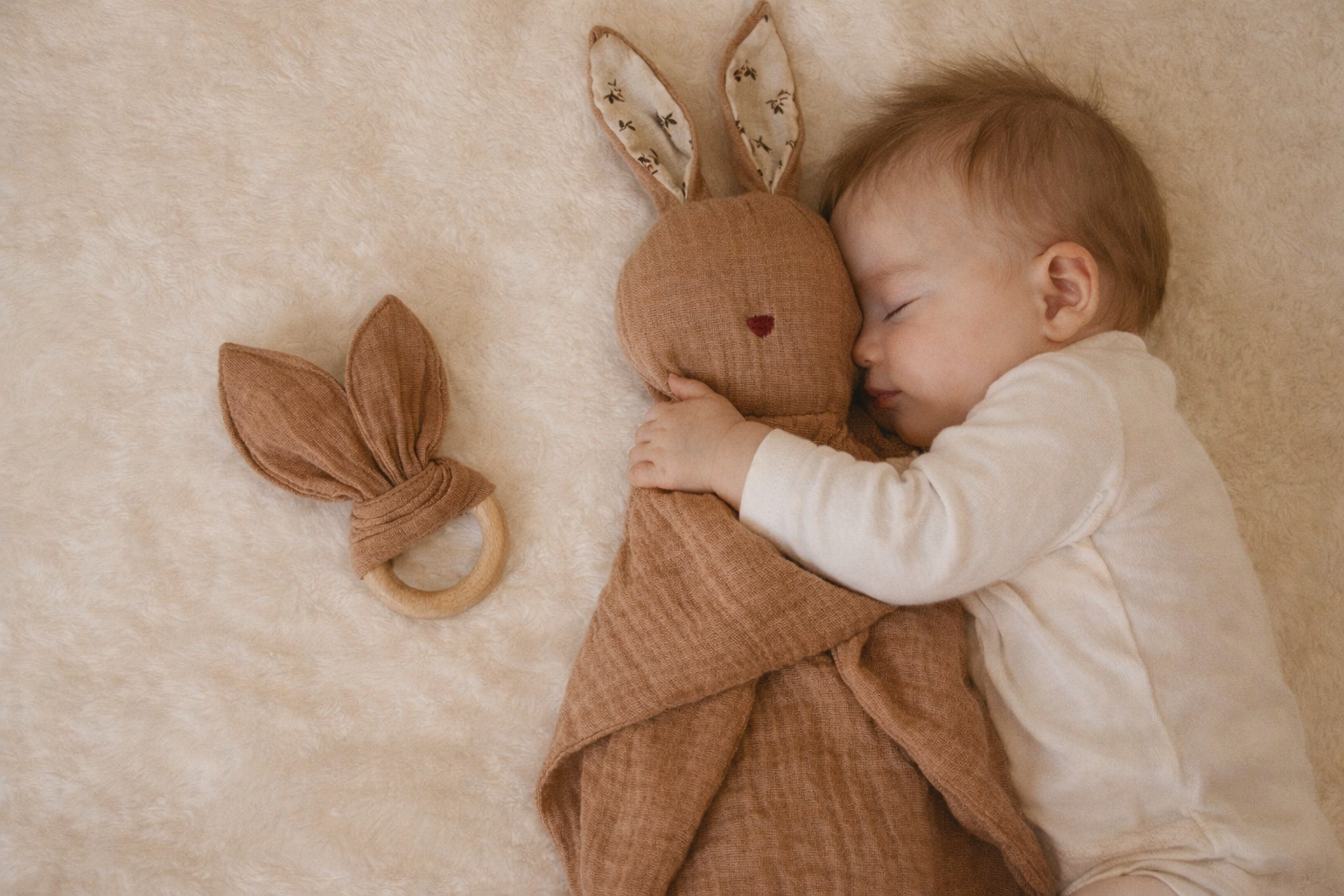 Neugeborenen Geschenkbox in Braun – stilvolles Baby Geschenk zur Geburt
