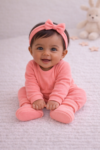 100 % Bio-Baumwolle Baby Booties Rosa – schonend für empfindliche Haut