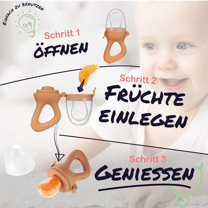 Baby Fruchtsauger Karamel