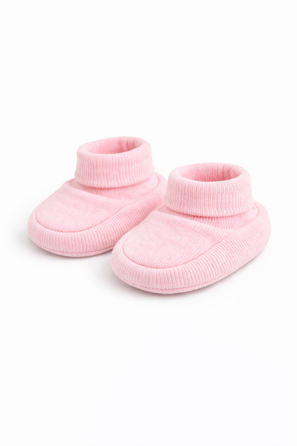 Pinke Baby Booties aus Bio-Baumwolle – weiche Babyschuhe