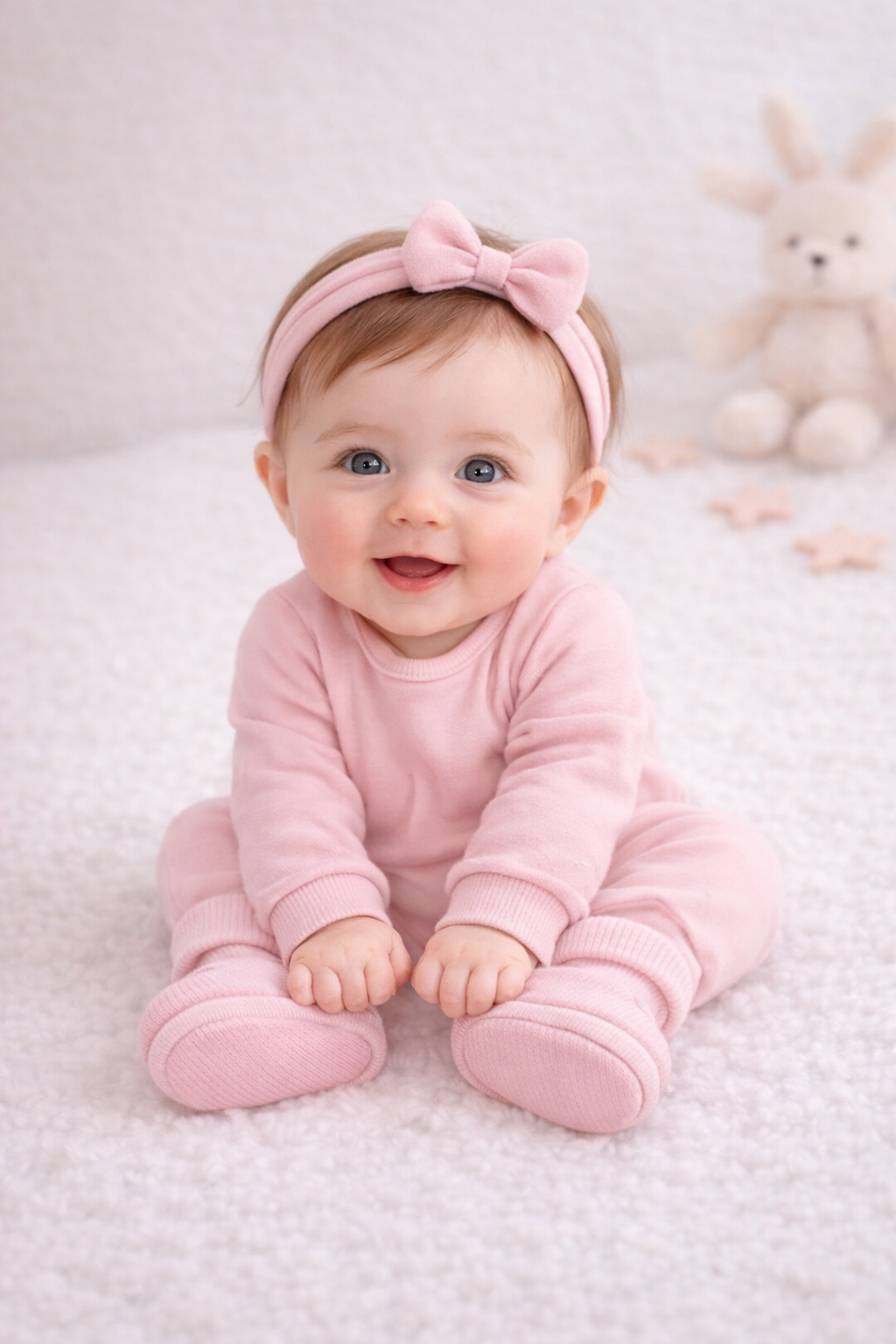 100 % Bio-Baumwolle Baby Booties Pink – schonend für empfindliche Haut