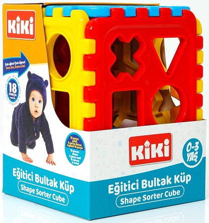 Formensortierer Steckwürfel | Steckbox Babyspielwürfel