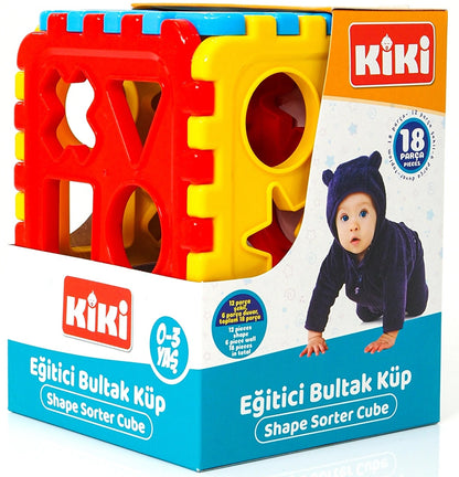 Formensortierer Steckwürfel | Steckbox Babyspielwürfel