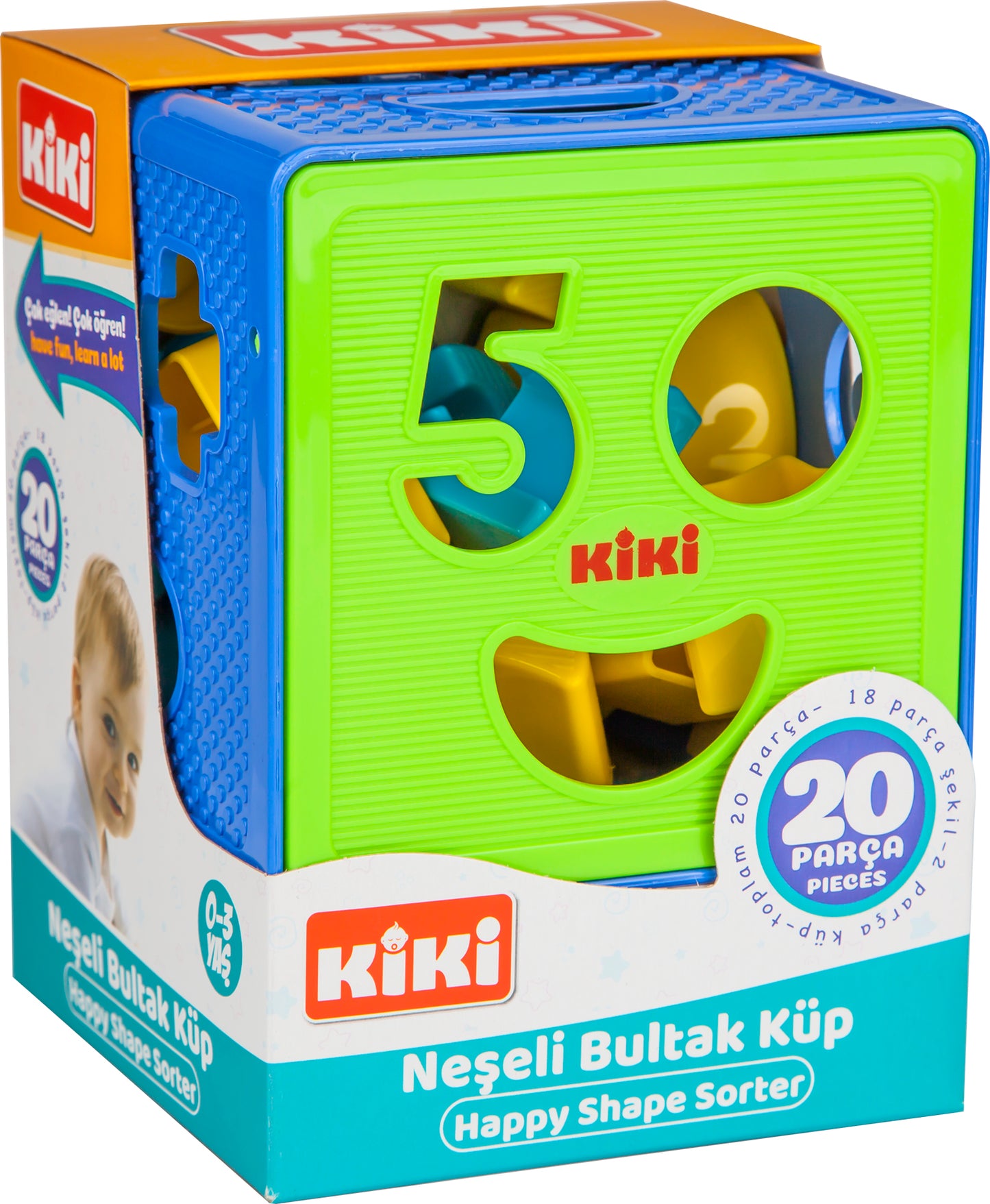 Happy Formsortierwürfel Baby – hochwertiges BPA Freies für die frühe Entwicklung