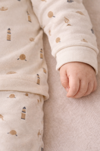 Weicher, hautfreundlicher Stoff – Baby Schlaf-Set Marine Dream