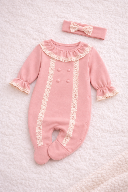 Baby Outfit Rosa