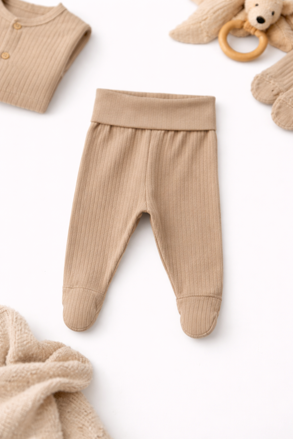 Detailaufnahme Bio-Baumwolle – Baby LI’AR Essential Set Newborn