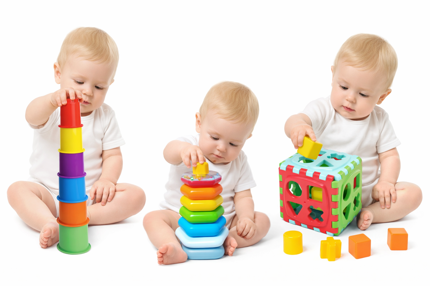 Motorik Lernspielzeug-Set 3 Teilig , BPA Frei
