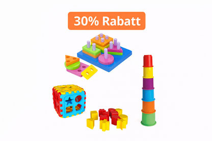 Baby Lernspielzeug Set 3 teilig , BPA Frei
