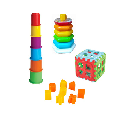 Motorik Lernspielzeug-Set 3 Teilig , BPA Frei