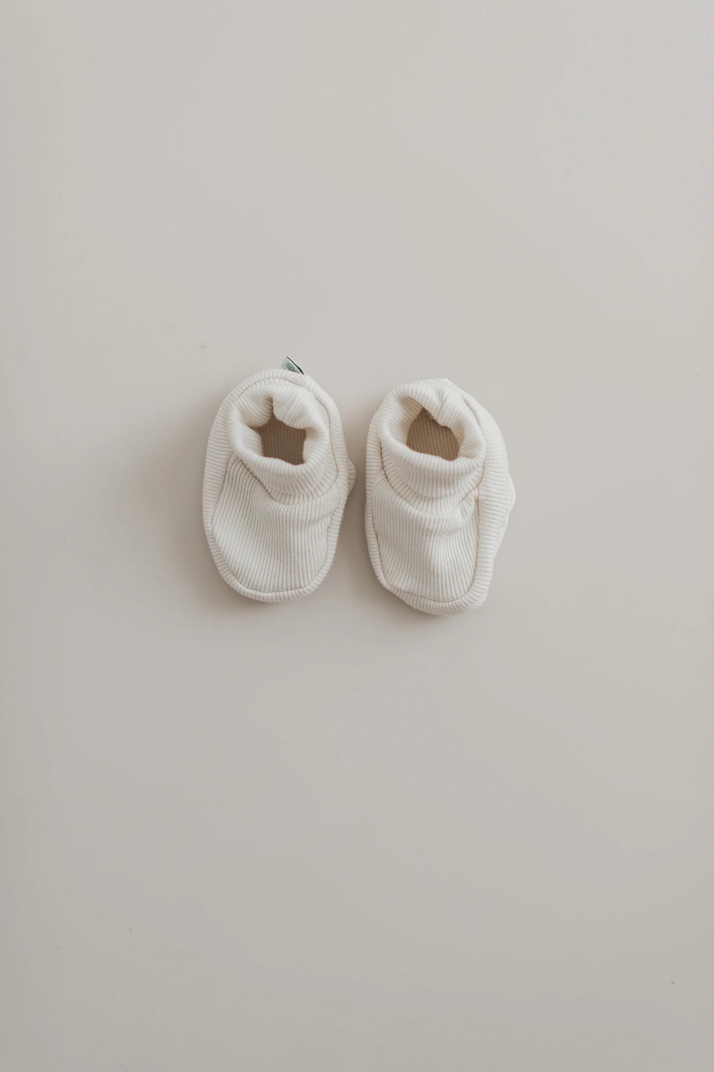 Baumwolle Baby Booties Beige