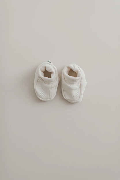 Baumwolle Baby Booties Beige