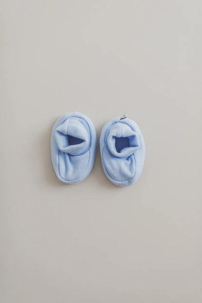 Baumwolle Baby Booties Babyblau